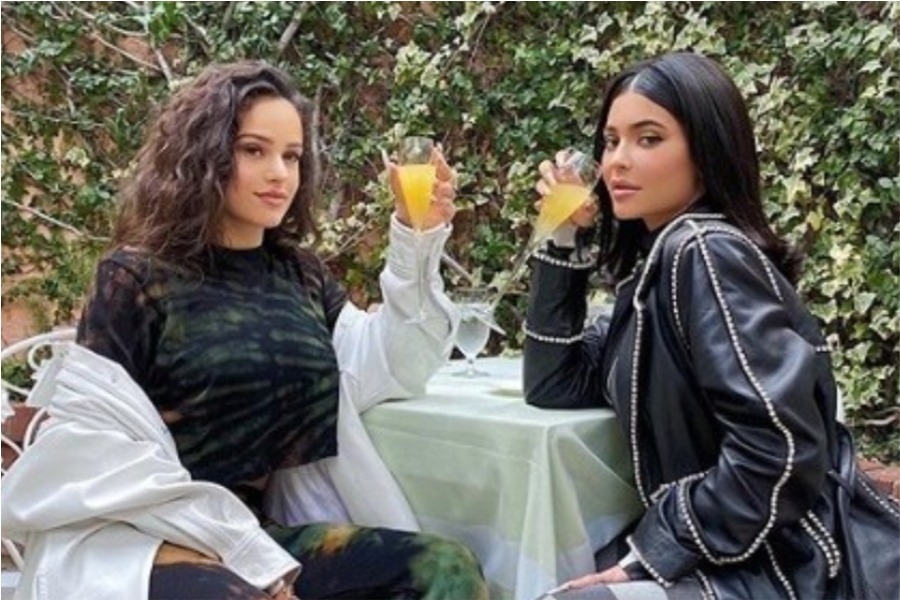kylie jenner y rosalía