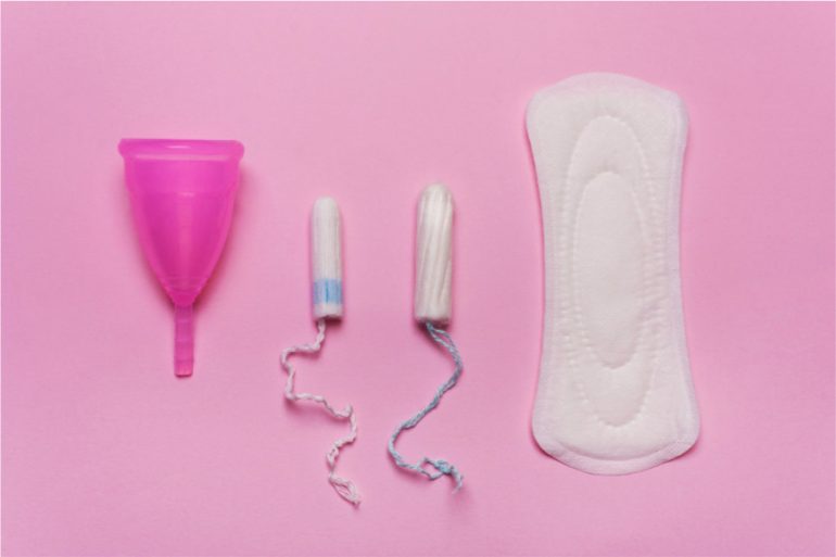 Tampones, toalla sanitaria o copa menstrual