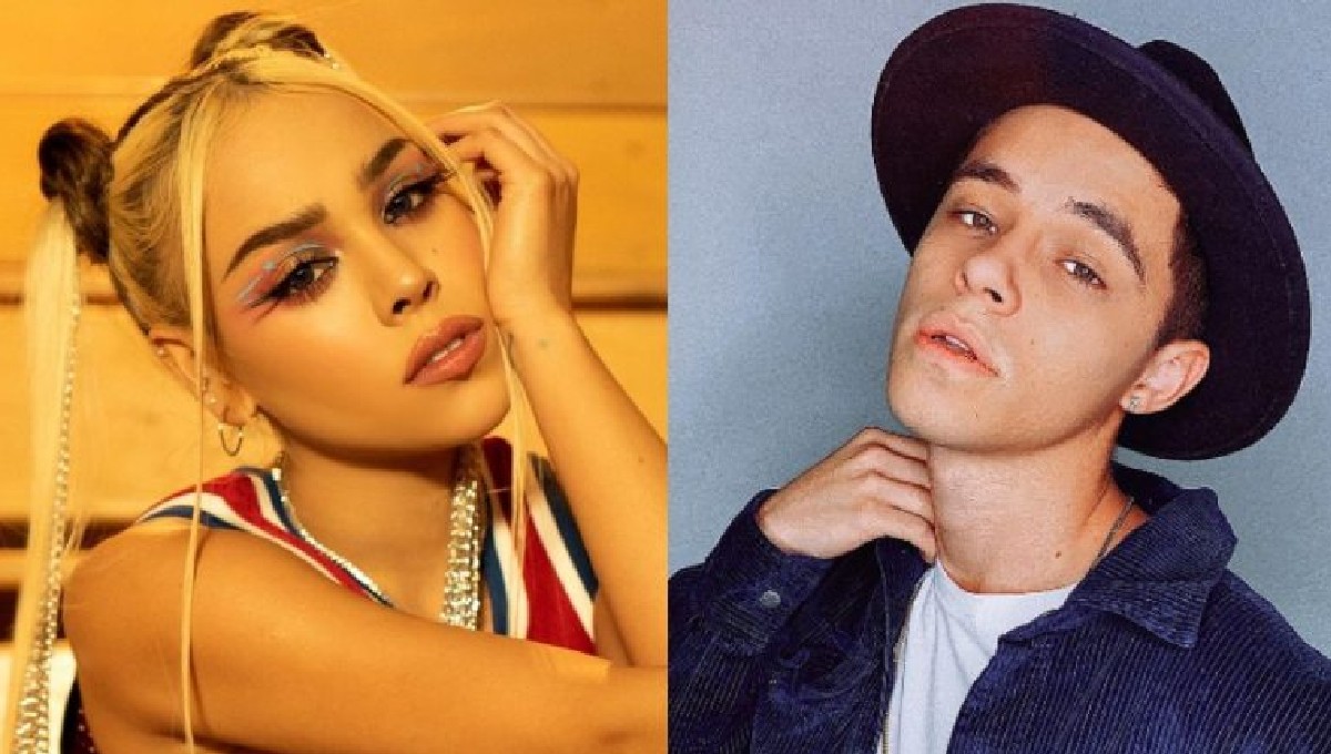 danna paola y alex hoyer besándose