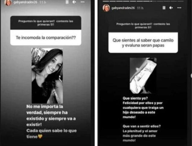 Camilo's ex-girlfriend responds to comparisons with Evaluna Montaner