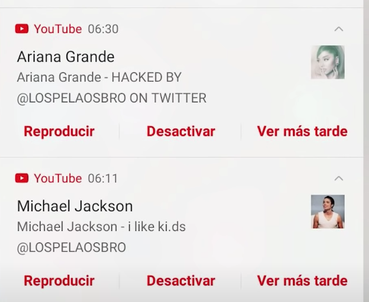 ¡Hackearon a Justin Bieber, Ariana Grande, JBalvin y más en YouTube!