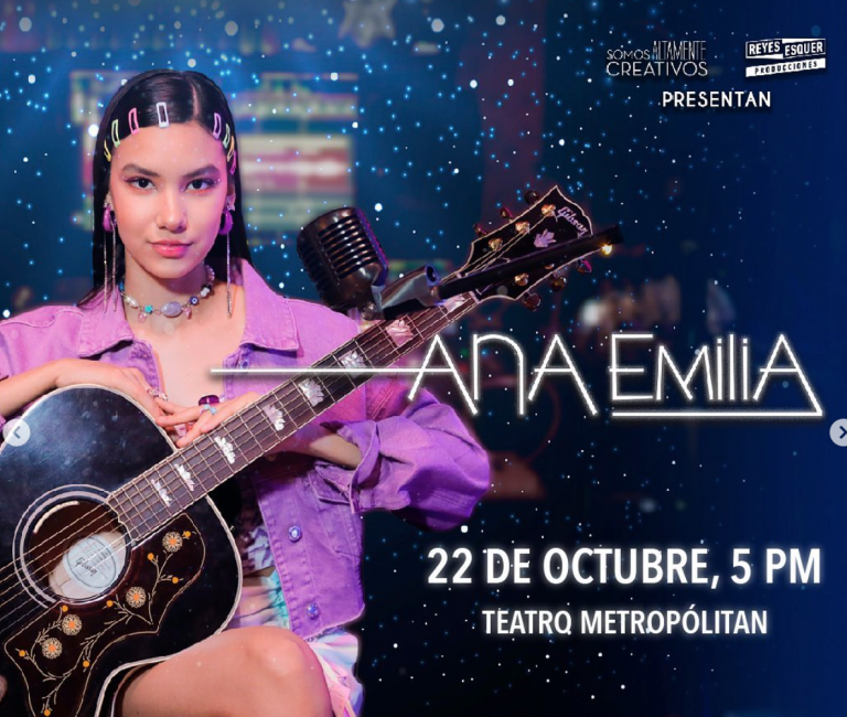 Ana Emilia musical tour mexico 2022 concert dates venues Imageantra