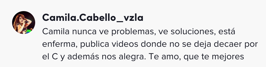 Camila Cabello enferma